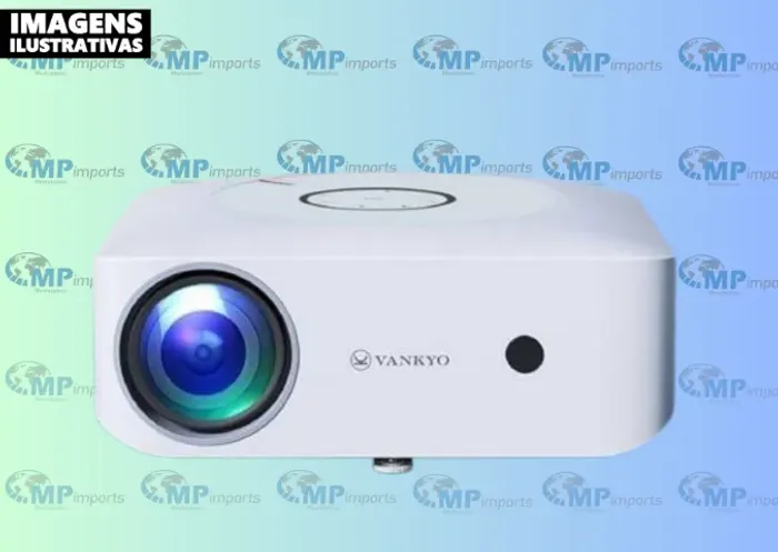 Loja MP Imports: Projetor Portátil Vankyo Leisure E30T Native, Full HD, 5G, Wifi, Branco