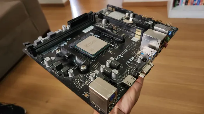 Placa mãe Biostar A320MH Ver 6.7 + Ryzen 5 3400G