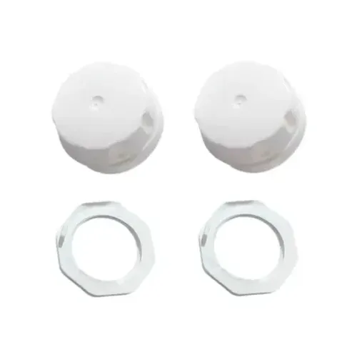 Kit 2 Botões Brancos Purificador Soft Everest + Porcas Fixação Reposição