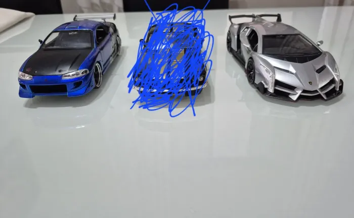 Miniaturas Lamborghini Veneno Mitsubishi Eclipse 1:24