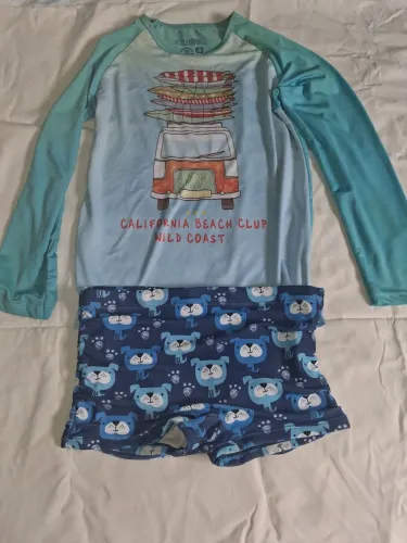 Conjunto Camiseta Proteção Solar UV 50 tamanho 8