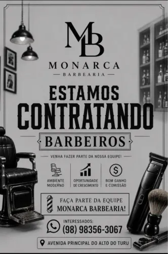 Contrata-se BARBEIROS