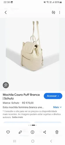 Bolsa schustz original, nunca usada.