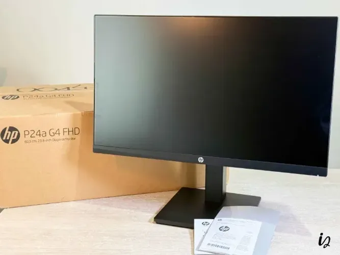 Monitor na Caixa HP 24" P24a G4 FHD HDMI, DisplayPort, VGA e USBs