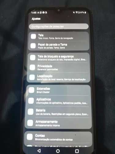 Lg k41s na caixa