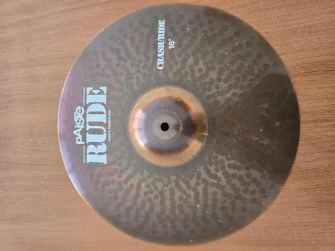 Prato Paiste RUDE Crash/Ride 16