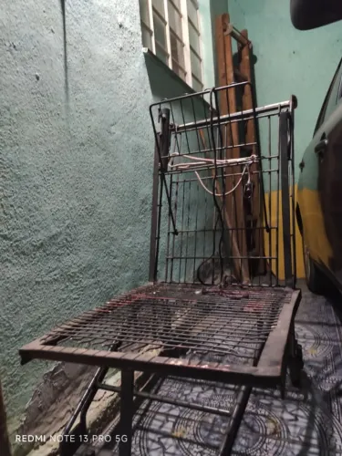 Carrinho plataforma metálico reforçado adaptado para eventos/blocos/carnaval