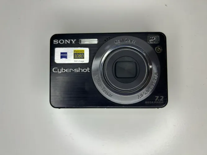 Câmera Sony Cyber-shot DSC-W120 7.2MP Carl Zeiss + Bateria + Carregador