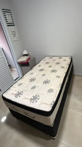 Colchão + box de solteiro