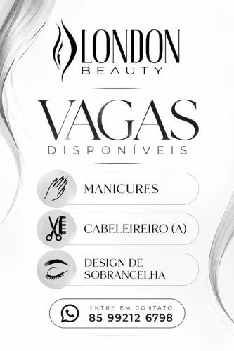 Vagas Manicure, Cabeleireiro (a), Desing de sobrancelha