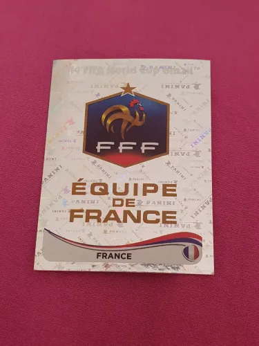 Figurinha holográfica França copa 2014