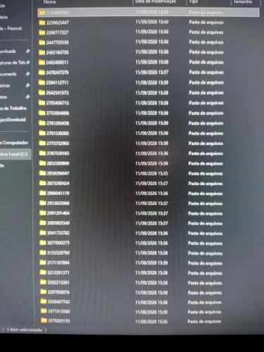 Organizar itens digitais