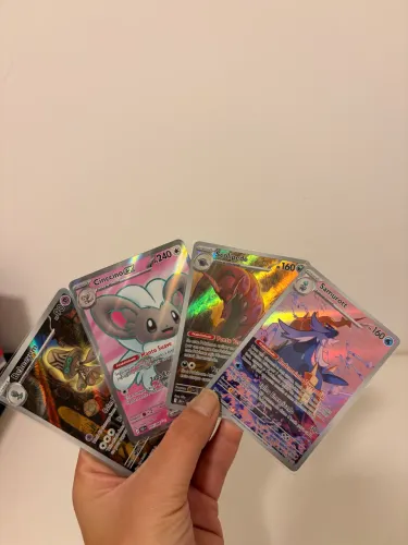 35 Cartas Pokémon TCG Full Art + EX Originais Near Mint