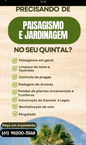que um jardim agradável e perfeito,fale comigo