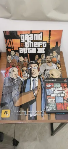 GTA III (encarte + mapa/manual original) sem cd