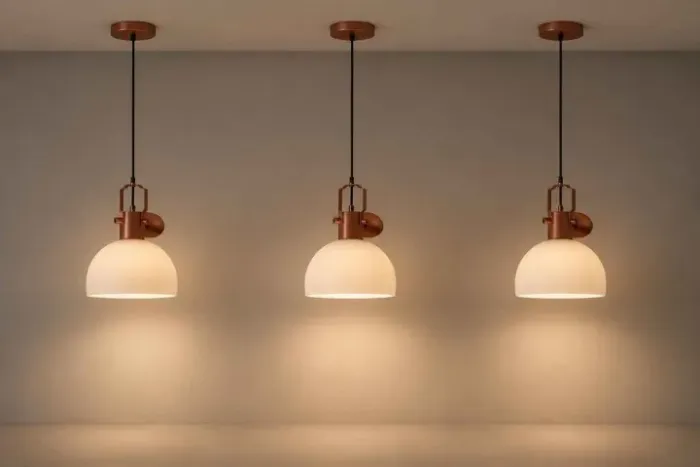 Luminaria pendente cupula de vidro tenho mais em estoque