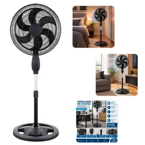 Ventilado Pedestal 6 Pás 127V