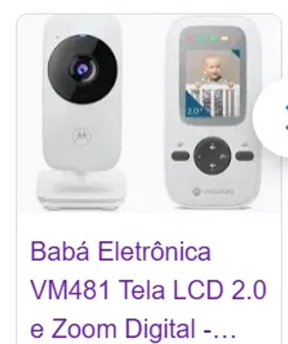 Vendo babá eletrônica MOTOROLA - usada pouco tempo