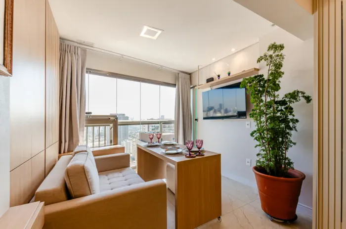 Studio à venda, no Air Brooklin em São Paulo, Brooklin, com 1 quarto, 31m²