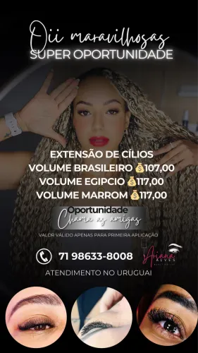 Volume Brasileiro ,venha realçar seu olhar
