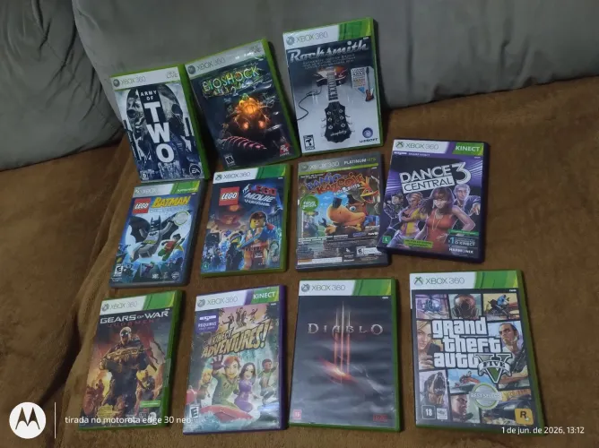 Jogos de x box 360 originais valores na descrição