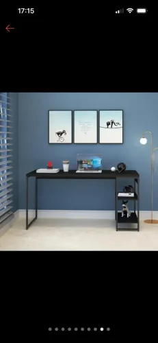 Mesa c/Estante Baixa 150X60X75cm C/02 Prateleiras