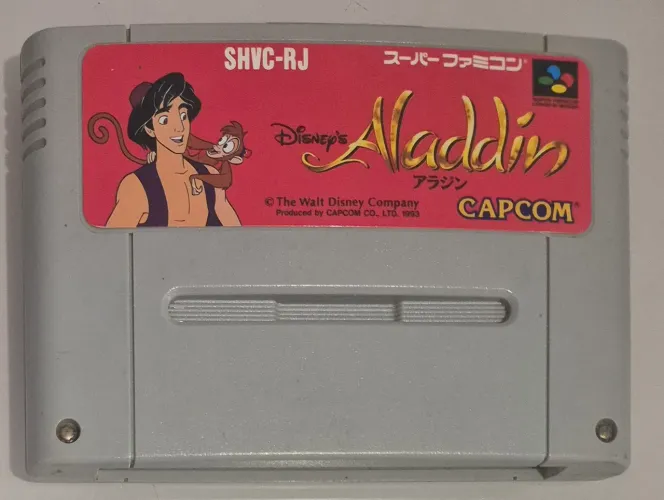 Cartucho/Jogo de Super Famicom/SNES: Disney's Aladdinn (loose)