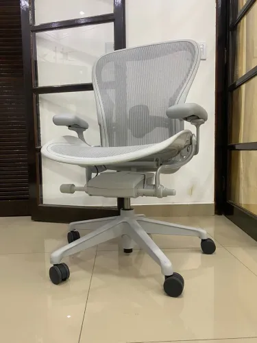 Cadeira Herman Miller New Aeron B/C Completa Mineral