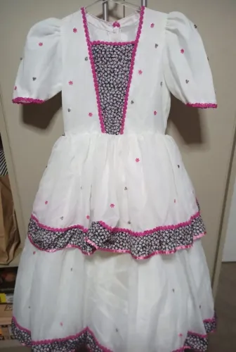 VESTIDO MENINA DAMA DE HONRA 6 ANOS