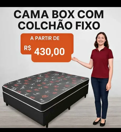 CAMA CASAL BOX CONJUGADA FRETE GRÁTIS