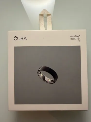 Oura Ring 5 Black Tam 10 - Lacrado