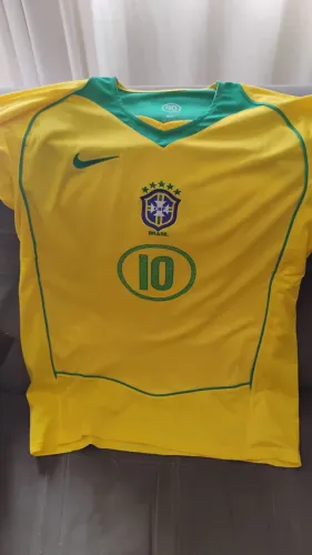 Camisa do Brasil 2004 Ronaldinho