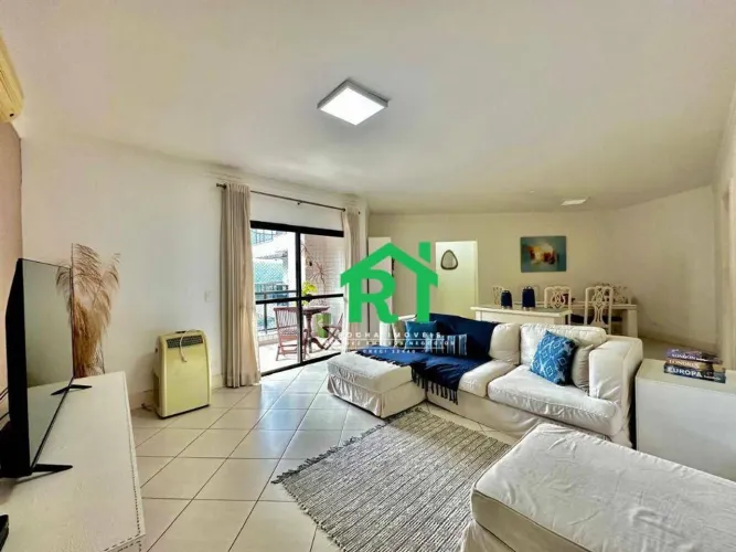 Apartamento amplo, 4 dormitórios (2 suítes), 2 vagas, Pitangueiras, Guarujá/SP.