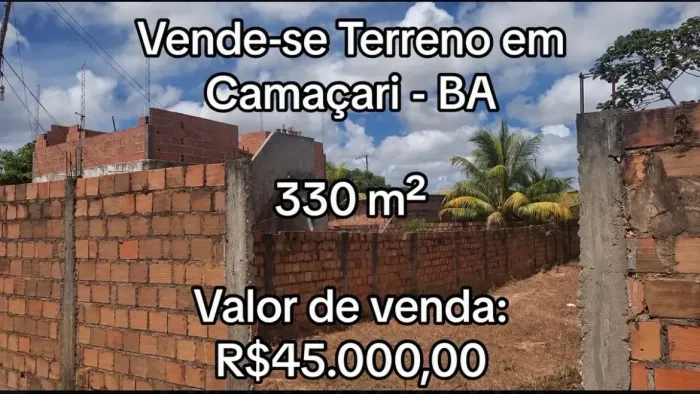 Vende-se Terreno em Camaçari