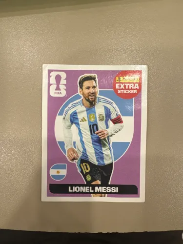 Figurinha Lionel Messi Bordô