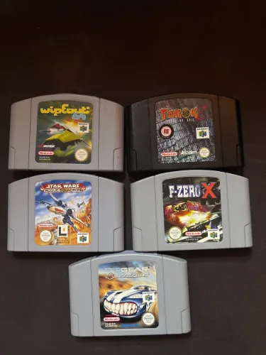 Coleção de Fitas Nintendo 64 - Europeias