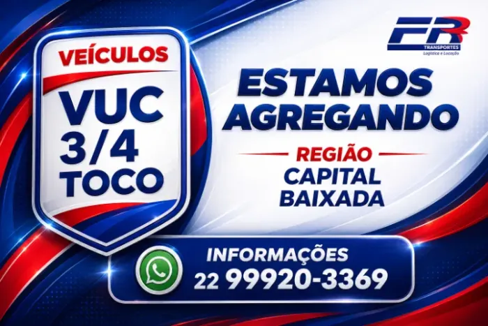 Estamos agregando 3/4,Toco e VUC/HR 