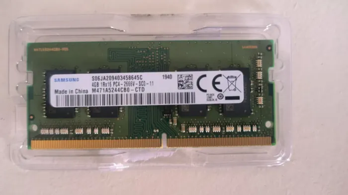 Memória ram Samsung 4GB DDR4 2666mhz