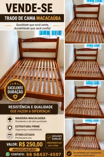 Armação de cama Macacauba