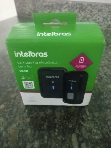 Campainha Sem Fio Intelbras CIB 101 Preta - Entrega Flash em 24h