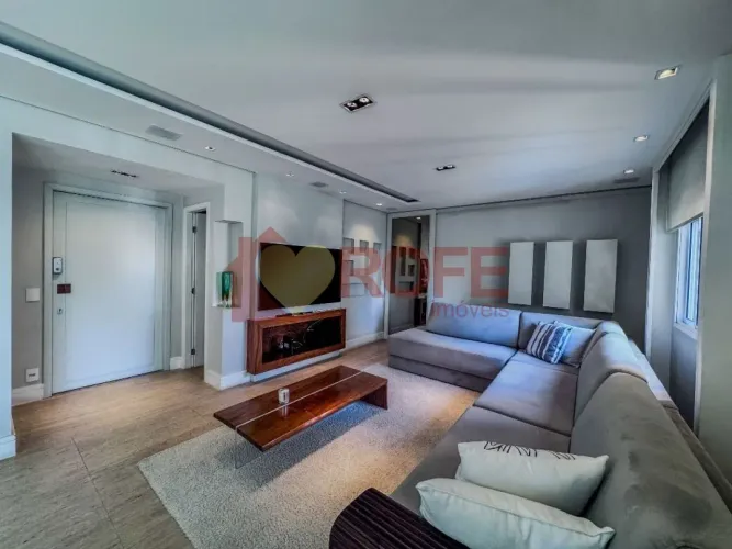 Apartamento Mobiliado à venda no Campo Belo | 161 m² | 3 suítes | 3 vagas | Lazer Completo