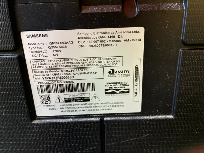 Tv Samsung pra tirar peças