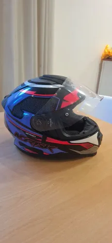 Capacete Integral Norisk SpeedMax Brilhante Rosa/roxo