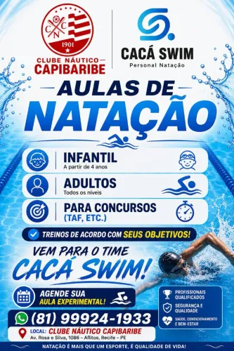 Aulas de natação