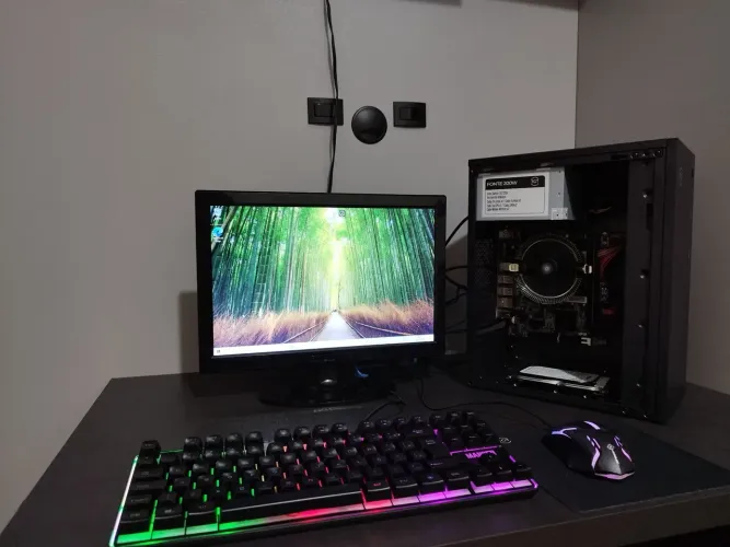 Computador i3 completo com monitor e perifericos