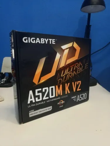 Placa mãe Gigabyte Ultra Durable A520M-K V2 - Produto Novo