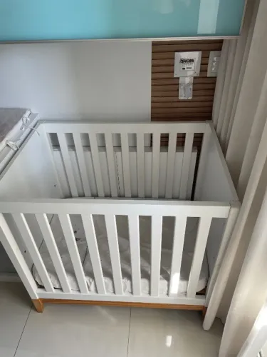 Berço com colchão Tamanho reduzido