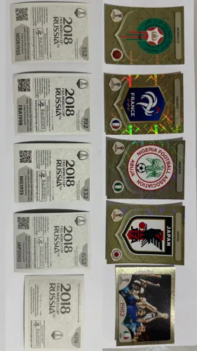 Figurinhas avulsas copa 2018, 2022 e 2026