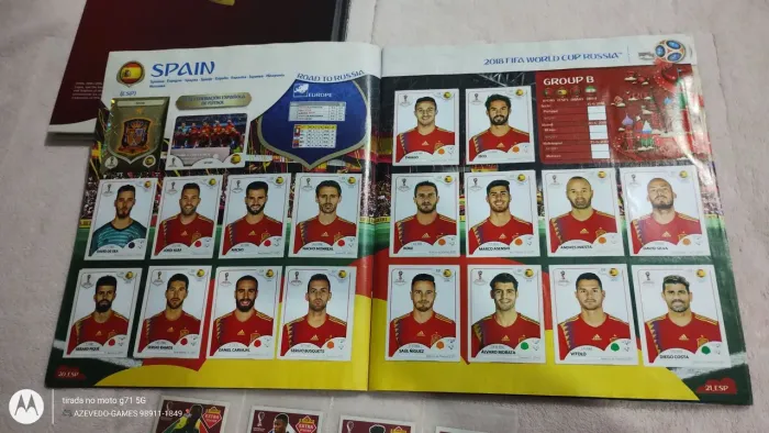 Vendo álbuns da copa