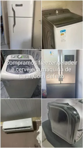 Vendo geladeira compro geladeira com defeito